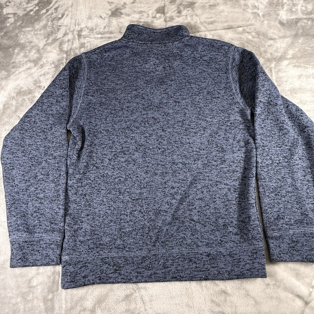 Boys CROWN & IVY 1/4 ZIPPERED Blue Heather Pullover Shirt Size Youth Large - Picture 4 of 6